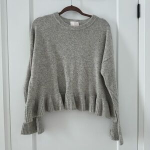 CINQ A SEPT Ruffle Sweater - Size Medium